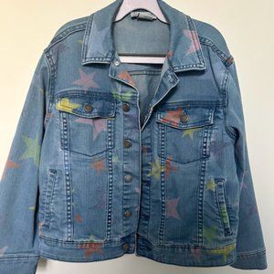 Stella McCartney Kids Star Print Denim Jacket